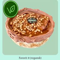 Vegan cake at Ismageriet in Copenhagen