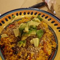 Rice and avocado dish at Zenzero in Siracusa