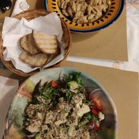 Avocado salad, pistachio pasta at Zenzero in Siracusa