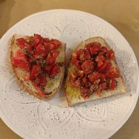 Bruschetta at Zenzero in Siracusa