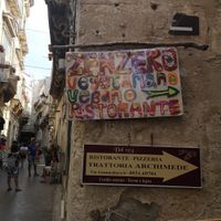 Look out for the sign and keep walking at Zenzero in Siracusa