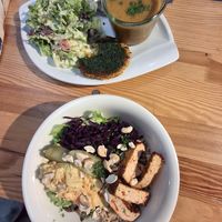 Glory bowl and soup at Cuit Lu Cru in Colmar