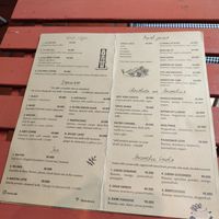 Menu at Rosie's Cafe in Hoi An