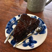 Vegan chocolate cake! at Rosie's Cafe in Hoi An