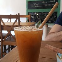 "You are beautiful" juice. at Rosie's Cafe in Hoi An