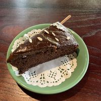 Vegan chocolate cake  at Rosie's Cafe in Hoi An