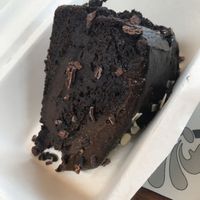 Wow wow wow vegan chocolate cake  at Rosie's Cafe in Hoi An