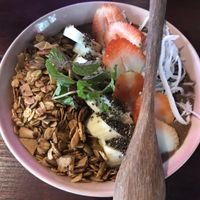 Chocolate smoothie bowl  at Rosie's Cafe in Hoi An