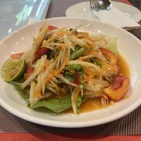 Papaya Salad (amazing!)  at EuroThai Restaurant  in Phuket