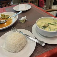 Green curry (not what I expected)  at EuroThai Restaurant  in Phuket