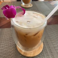 Thai "milk" tea  at EuroThai Restaurant  in Phuket