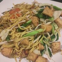 Yellow nuddel without egg at EuroThai Restaurant  in Phuket