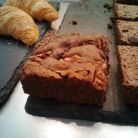 Vegan Brownie at Pot Kettle Black in Manchester