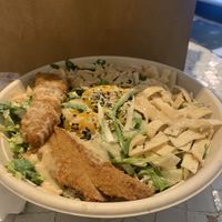 Bomb crispy chk’n salad  at Beatnic - Flatiron in New York City