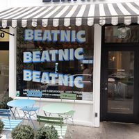 Store front - cute right? at Beatnic - Flatiron in New York City