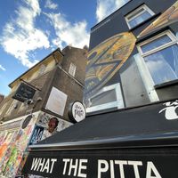 Outside  at What The Pitta in London