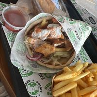 Chicken gyro 😍  at What The Pitta in London