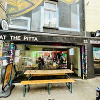 Shop front   at What The Pitta in London