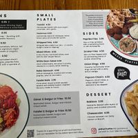 New menu  at What The Pitta in London