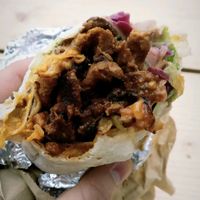 vegan donër at What The Pitta in London