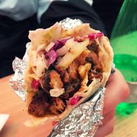 Vegan doner kebab... mmmm at What The Pitta in London