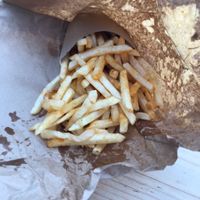 Amazing fries  at What The Pitta in London