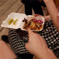 that is my friend clionas food at What The Pitta in London