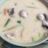 Tom Kha soup at Thai Thai Cafe  in San Marcos