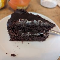 Triple chocolate cake at The Pod in Coventry