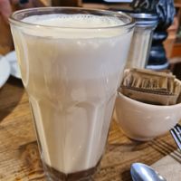 way too milky chai latte at Le Pain Quotidien - Posadas in Buenos Aires