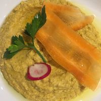 Turmeric hummus  at Le Pain Quotidien - Vicente Lopez in Buenos Aires