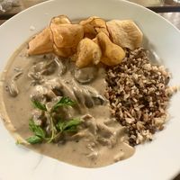 Vegan stroganoff at Le Pain Quotidien - Vila Nova Conceicao in Sao Paulo