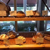 Bread selections  at Le Pain Quotidien - Shibakouen in Tokyo