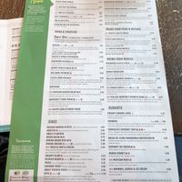 Vegan/vegetarian menu  at Las Iguanas - Trafford Centre in Manchester