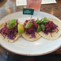 Jack fruit tacos at Las Iguanas in Nottingham