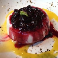 Vegan coconut tembleque at Las Iguanas in Nottingham