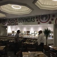 Large dining room at Govinda's in Houston
