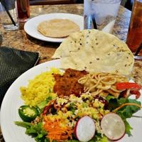 A BUFFET PLATE OF GOODNESS at Govinda's in Houston