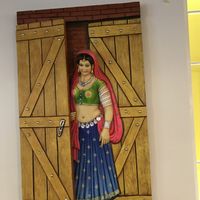 3D artwork adds to atmosphere  at Govinda's in Houston