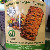 Vegan Brioche Sign at Sbico Bar in Pordenone