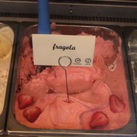 Strawberry at Gelateria Cavour in Pordenone