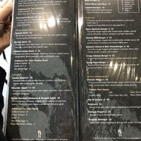 Menu  at Spyce Lounge in Niagara Falls