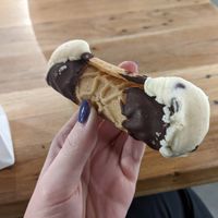 Cookie dough cannoli at Jennifer Lee's Gourmet Bakery in Boston