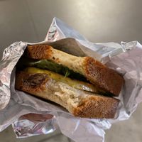 Pan de palta y “huevo"  at Jennifer Lee's Gourmet Bakery in Boston