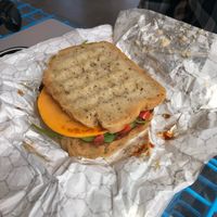 BBQ tempeh at Jennifer Lee's Gourmet Bakery in Boston