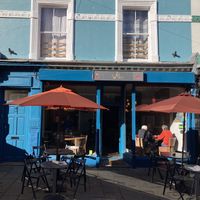 The front of the place  at Wal Restauraunt in Caernarfon