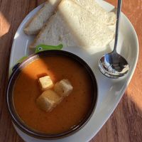 Soup of the day, vegan for everyone  at Wal Restauraunt in Caernarfon