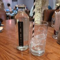 Sparkling Water at Wal Restauraunt in Caernarfon