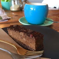 Raw coffee cake at The Storehouse in Mount Evelyn