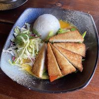 Sai Gon Curry with vegan chicken  at Chay Umi in Berlin